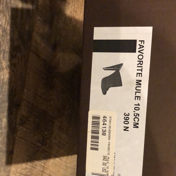 Luis Vuitton high heel suede open toe mule size 39 worn once - Picture 5 of 5